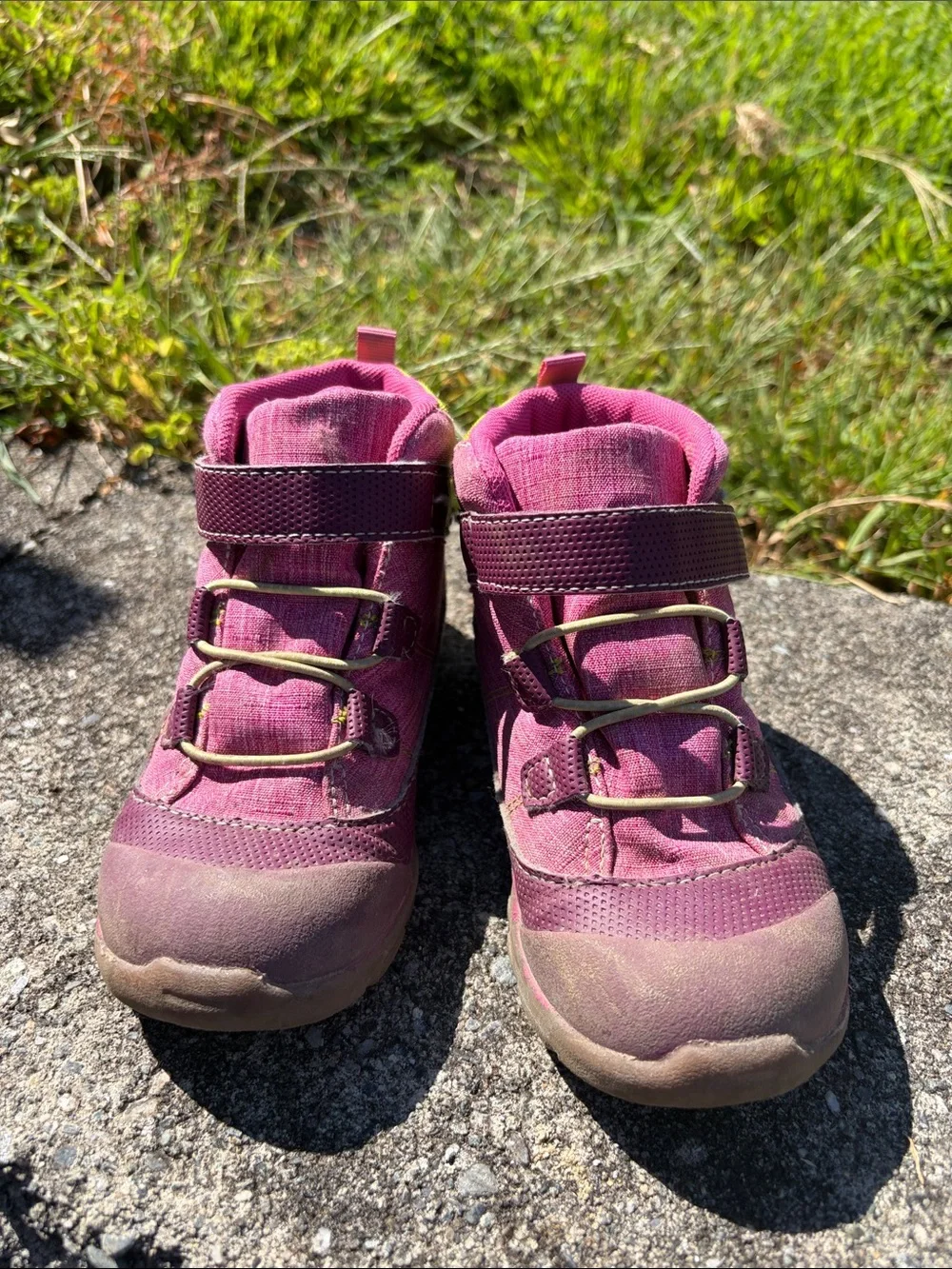 See Kai Run Burgundy/Pink Kids Outdoor Boots